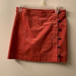Forever 21 Coral Corduray Skirt